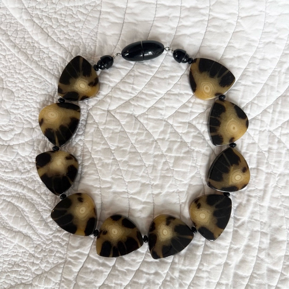 Vintage Angela Caputi - Tortoise Necklace